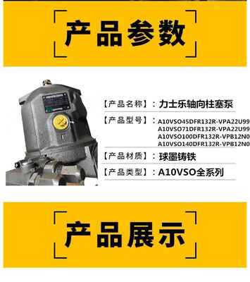 A10VSO100DRG/32L-PPB22U00 A10VSO100DRF1/32L-PPB22U99 Rexroth excavator high-pressure original plunger pump