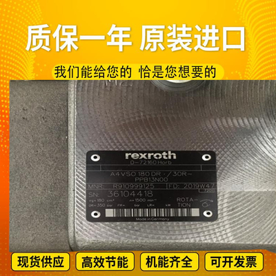 A4VSO355DR/22R-PPB13N00		A4VSO500DRG/30R-PPB13N00 Rexrothvariabledisplacementpistonpumpcastironspotinventory